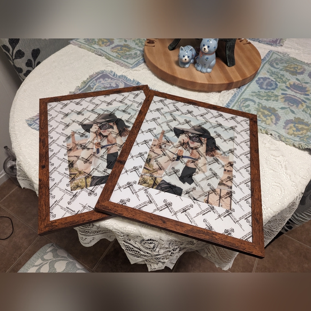 Matted Picture frames (set of 2)